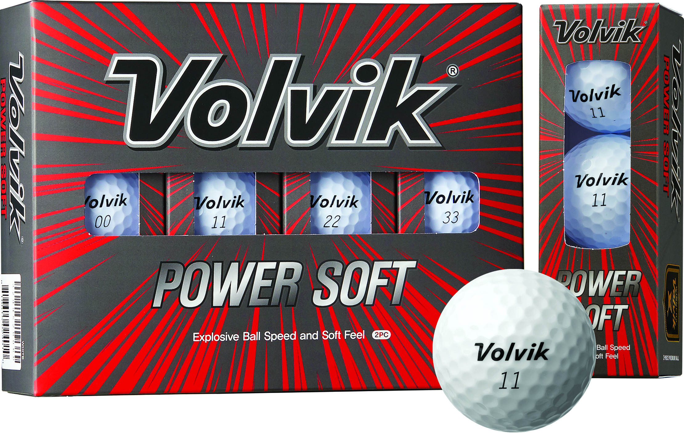 VOLVIK - Golfbalxl.nl Goedkope bedrukte golfballen - met logo.